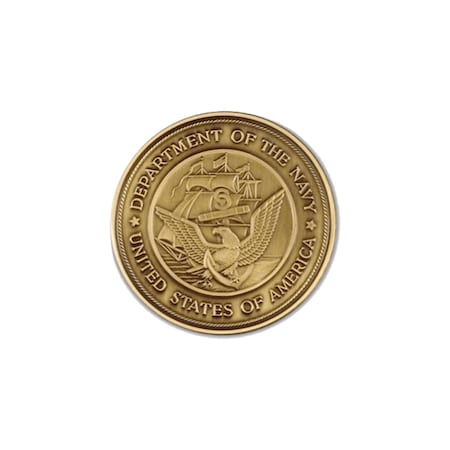 US Navy Brass Service Medallion